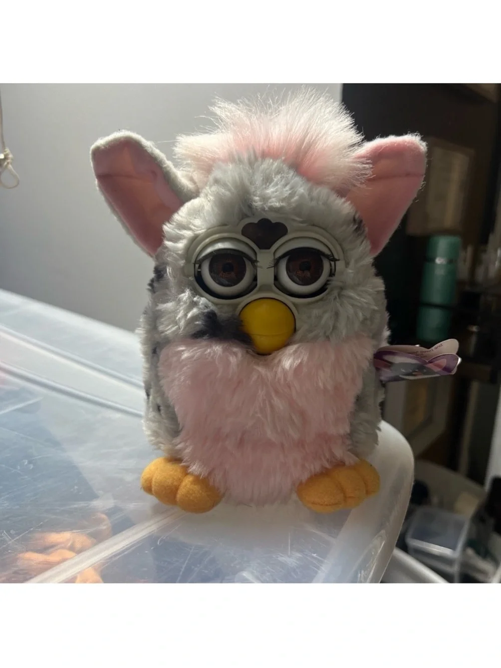 Original 1998 Tiger Electronic Furby White New Model 70-800 BLUE EYES Snowball